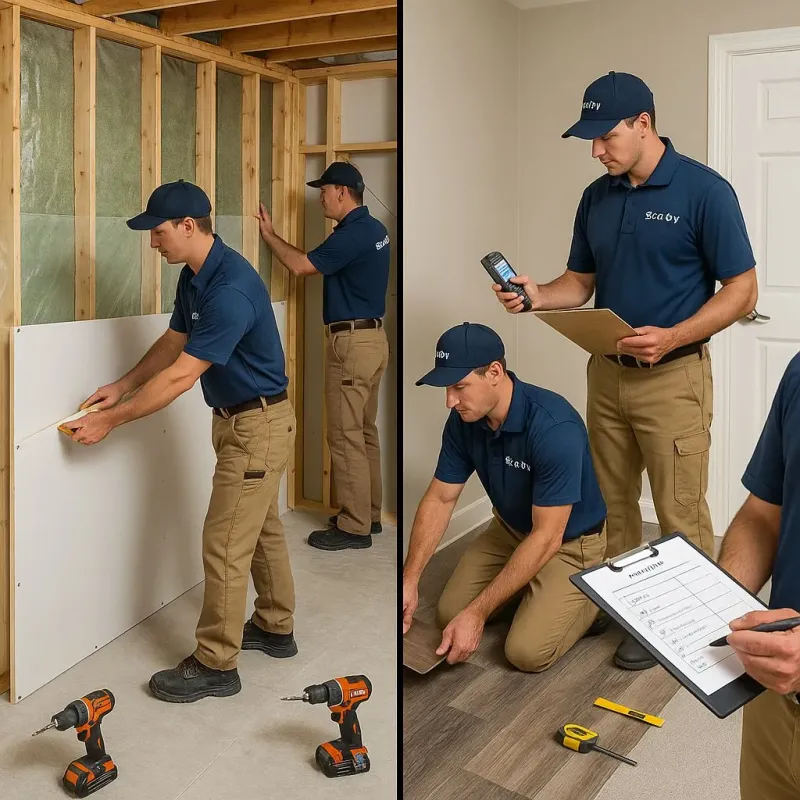 Repairs and Reconstruction process in Milan, TN